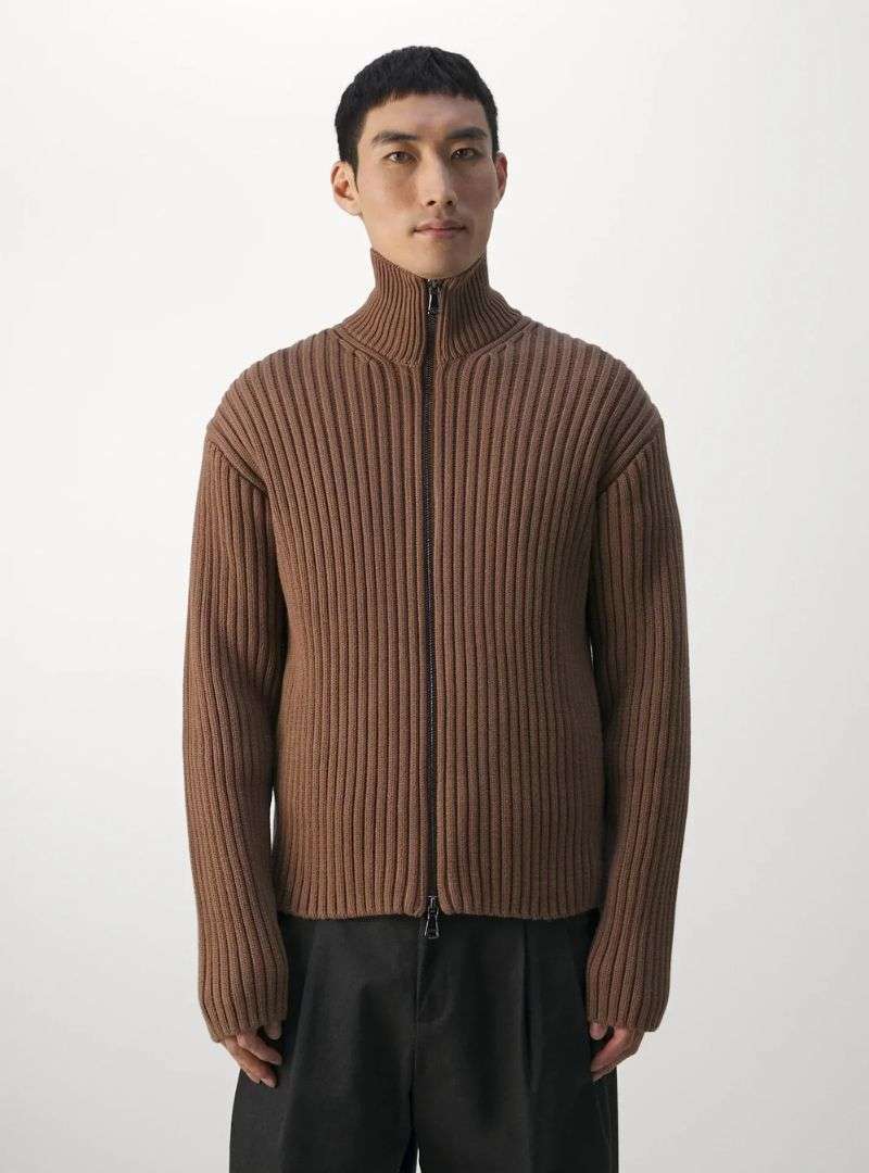 Burgos | Cárdigan con Forro y Cierre de Cremallera